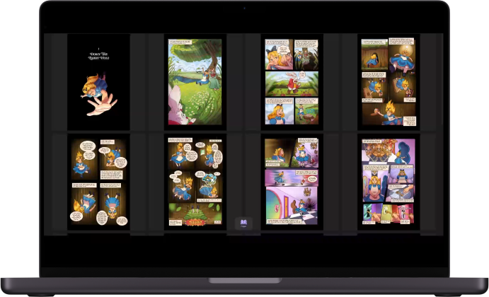 SCROLLS view in Masterfile viewer